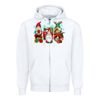 White christmas gnome truck Zipper Hoodie - texasbilliewilder