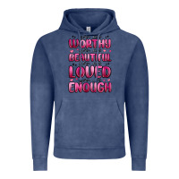 Vintage Denim you are worthy you are beautiful Vintage Hoodie - MaliasSmallBusiness