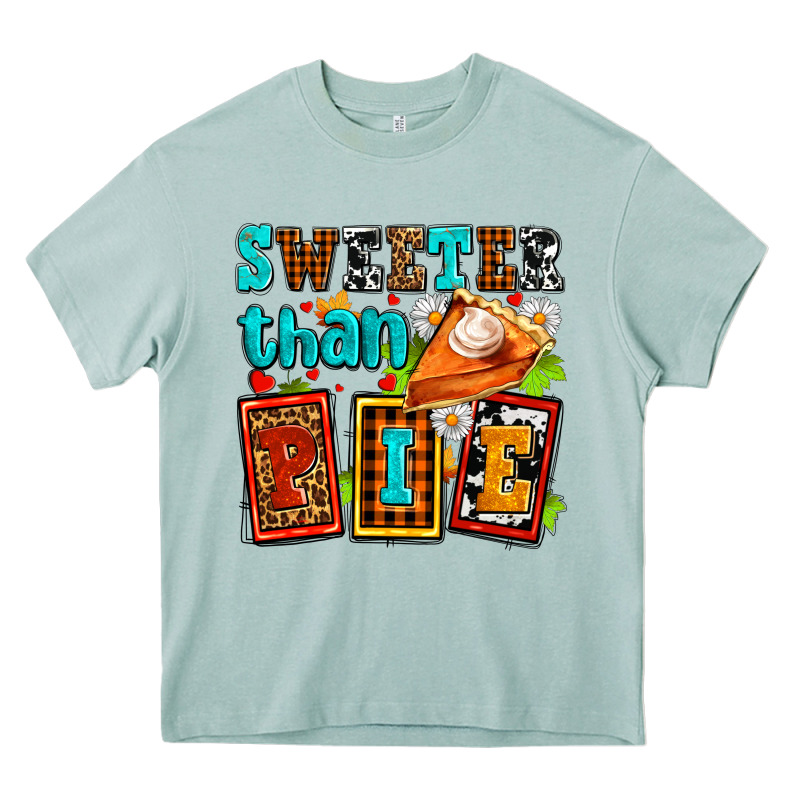 Sweeter Than Pie With Pumpkin Pie Heavy Core Tee by AdoDesignShop | Teevron