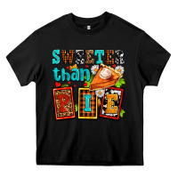 Black sweeter than pie with pumpkin pie Heavy Core Tee - AdoDesignShop
