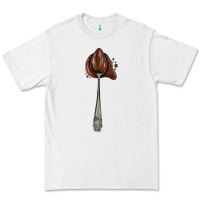 White spoon with chocolate Premium Tee - AdoDesignShop
