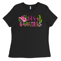 Black lets go girls with boots and hats Ladies Tee - AdoDesignShop