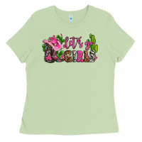 Matcha lets go girls with boots and hats Ladies Tee - AdoDesignShop
