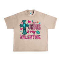 French Oak jesus is my valentine Urban Heavy Tee - NancyCooperArtShop