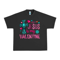 Pigment Black jesus is my valentine Urban Heavy Tee - NancyCooperArtShop