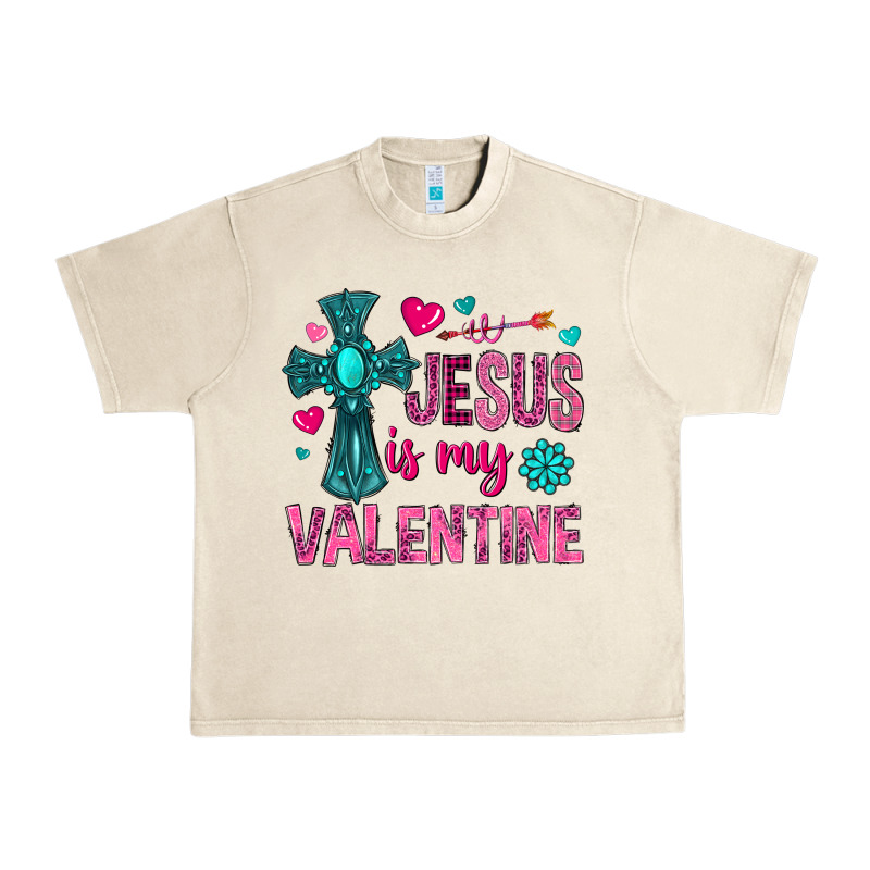 Jesus Is My Valentine Urban Heavy Tee by NancyCooperArtShop | Teevron