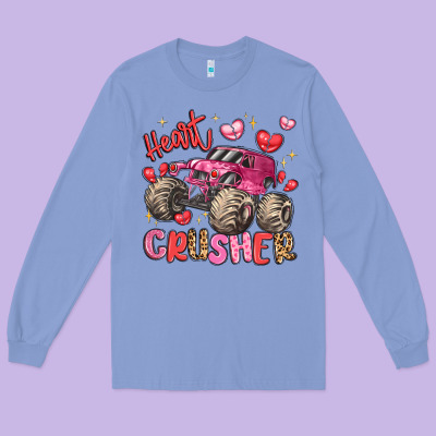 Name Monster Truck Heartbreaker Long Sleeve Tee Designed By Lillyallendesigns