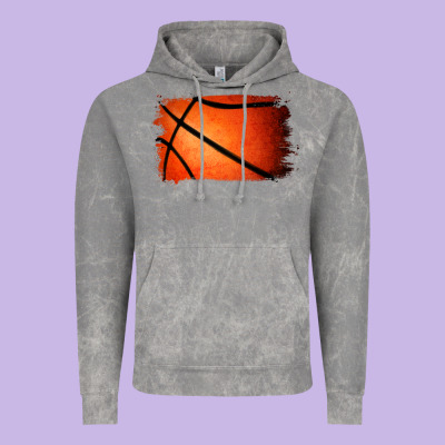 Basketball Brushstroke Vintage Hoodie Designed By Jasminsmagicworld
