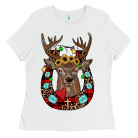 White christmas horseshoe Ladies Tee - JahusDesignShop