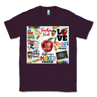 Plum teacher Classic Tee - MaliasSmallBusiness