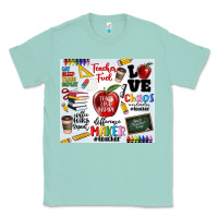 Seafoam teacher Classic Tee - MaliasSmallBusiness