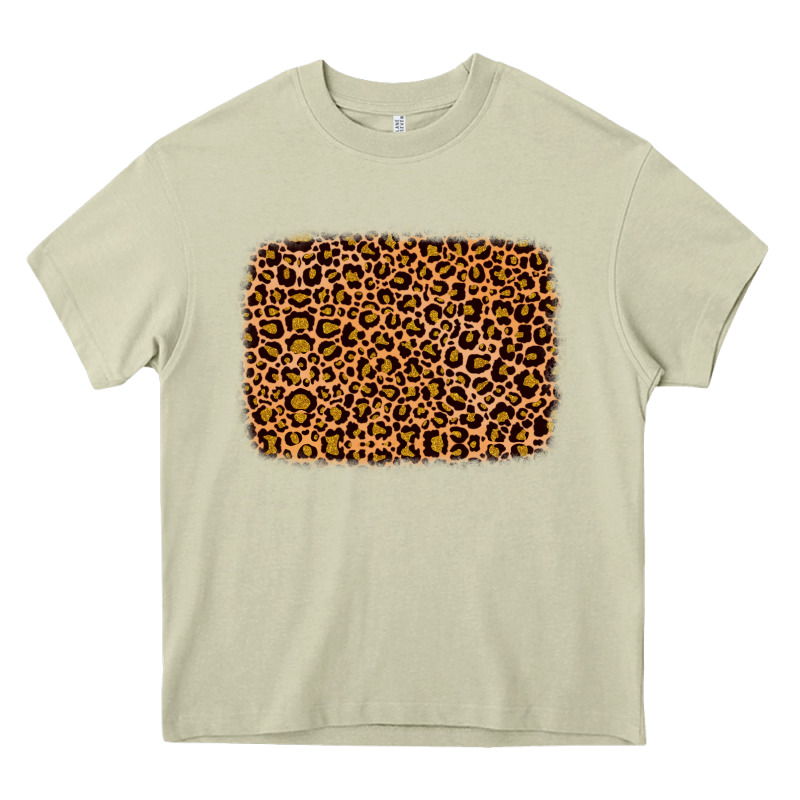 Leopard Glitter Background Heavy Core Tee by JahusDesignShop | Teevron