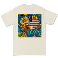 Bone 4th of july texas map with cow seamless pattern Premium Tee - BundleAndBundleShop