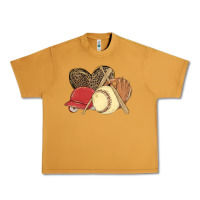 Peanut Butter softball Urban Heavy Tee - MaliasSmallBusiness