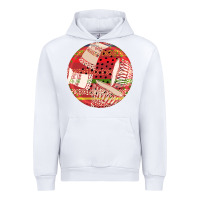 White african fabric pattern round earrings 2 Urban Hoodie - BundleAndBundleShop