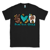 Black peace love dental Classic Tee - JahusDesignShop