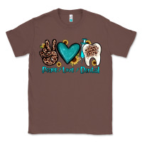 Chestnut peace love dental Classic Tee - JahusDesignShop
