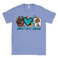 Colony Blue peace love dental Classic Tee - JahusDesignShop
