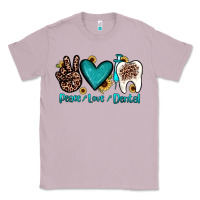 Lilac peace love dental Classic Tee - JahusDesignShop
