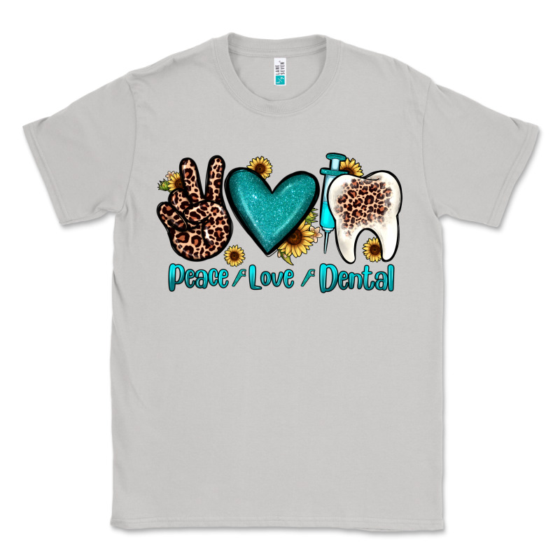 Peace Love Dental Classic Tee by JahusDesignShop | Teevron