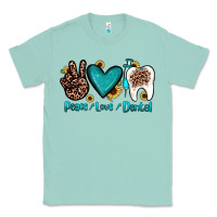 Seafoam peace love dental Classic Tee - JahusDesignShop