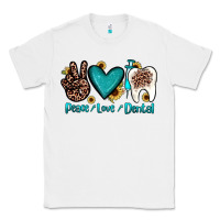 White peace love dental Classic Tee - JahusDesignShop