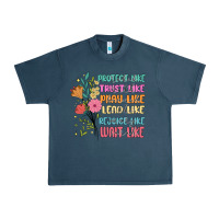 Midnight Navy women of the bible Urban Heavy Tee - JahusDesignShop