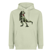 Matcha T-rex Heavyweight Hoodie - HowdyJamesFarm