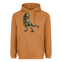 Meerkat T-rex Heavyweight Hoodie - HowdyJamesFarm