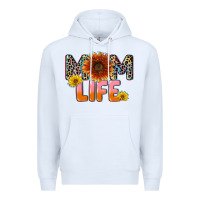 White Mom life Mother's Day Premium Hoodie - CowGirlArtShop