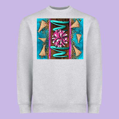 Cheer Mom Heavyweight Sweatshirt Designed By Lillyallendesigns