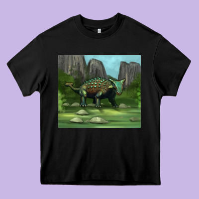 Ankylosaurus Tumbler Heavy Core Tee Designed By Artiststas