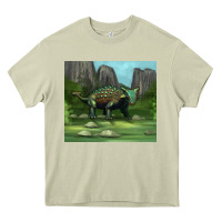 Mossy ankylosaurus tumbler Heavy Core Tee - Artiststas