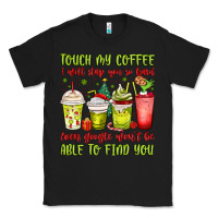 Black christmas characters coffee cups Classic Tee - MaliasSmallBusiness