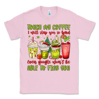 Bubblegum Pink christmas characters coffee cups Classic Tee - MaliasSmallBusiness