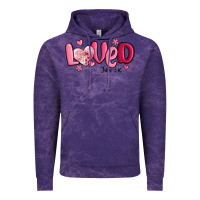 Cloud Purple valentine's day loved john 3 16 Vintage Hoodie - MaliasSmallBusiness
