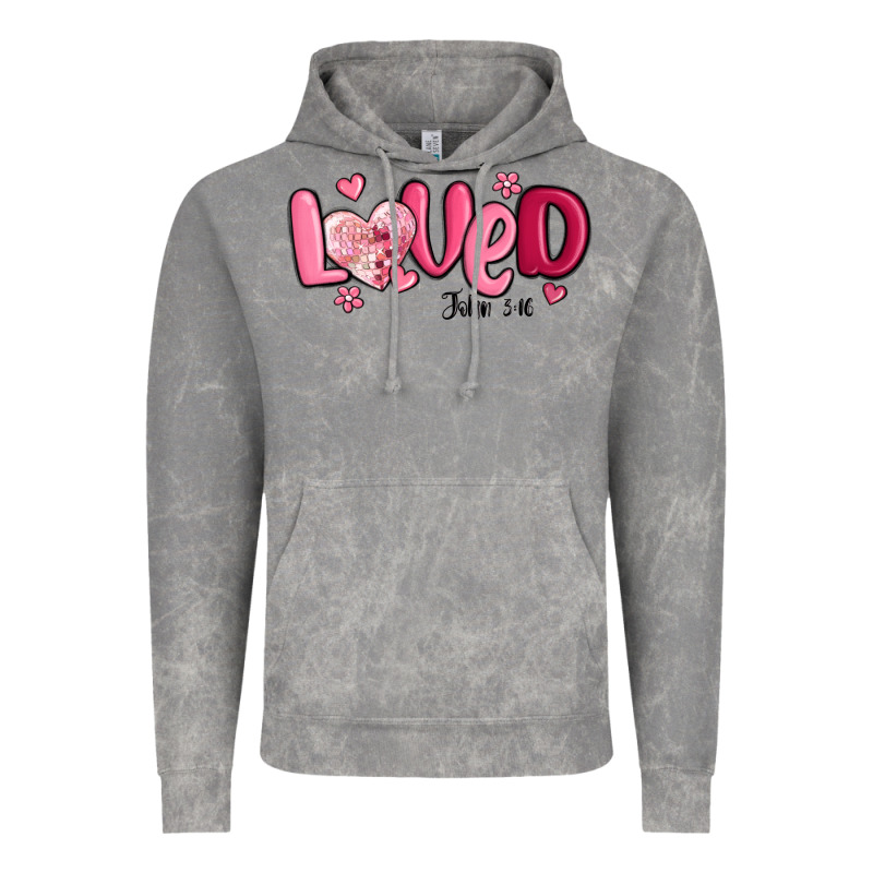 Valentine's Day Loved John 3 16 Vintage Hoodie by MaliasSmallBusiness | Teevron