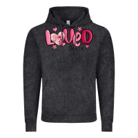 Vintage Black valentine's day loved john 3 16 Vintage Hoodie - MaliasSmallBusiness