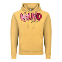 Vintage Mustard valentine's day loved john 3 16 Vintage Hoodie - MaliasSmallBusiness
