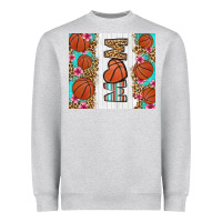 Heather Grey basketball mom Heavyweight Sweatshirt - LillyAllenDesigns