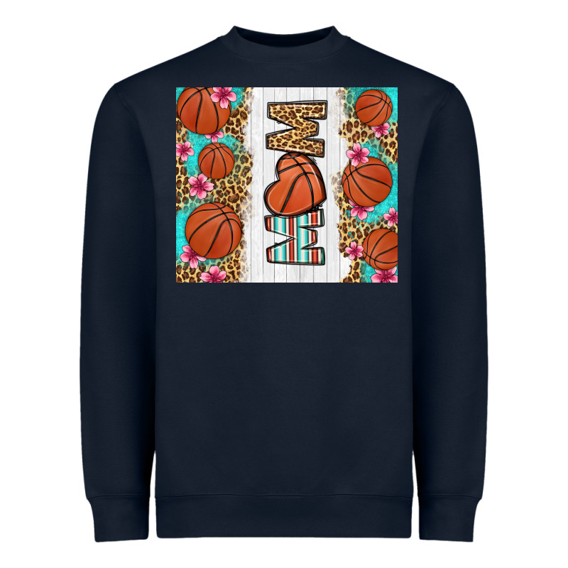 Basketball Mom Heavyweight Sweatshirt by LillyAllenDesigns | Teevron