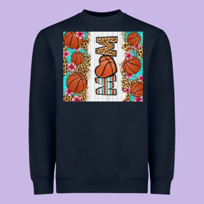 Basketball Mom Heavyweight Sweatshirt Designed By Lillyallendesigns