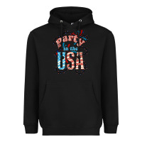 Black Party in the USA 4th of july Heavyweight Hoodie - HowdyJamesFarm