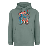Sage Party in the USA 4th of july Heavyweight Hoodie - HowdyJamesFarm