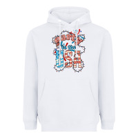 White Party in the USA 4th of july Heavyweight Hoodie - HowdyJamesFarm