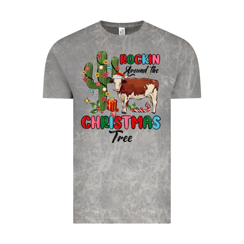 Rockin Around The Christmas Tree Vintage Tee by MaliasSmallBusiness | Teevron