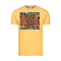 Vintage Mustard all i need is a little bit of coffee and o whole lot of jesus Vintage Tee - JahusDesignShop