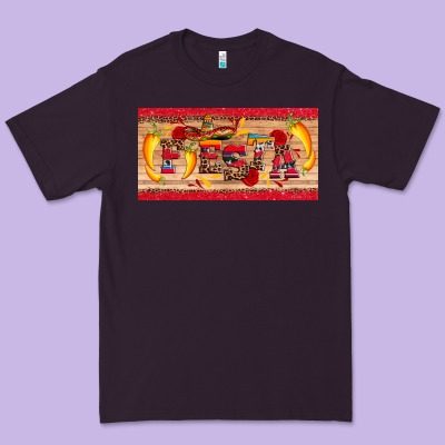 Fiesta  License Plate Template Premium Tee Designed By Artiststas