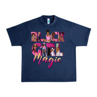Navy black girl magic Urban Heavy Tee - NancyCooperArtShop