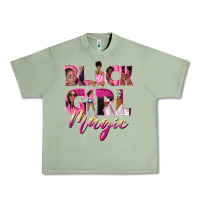 Oil Green black girl magic Urban Heavy Tee - NancyCooperArtShop